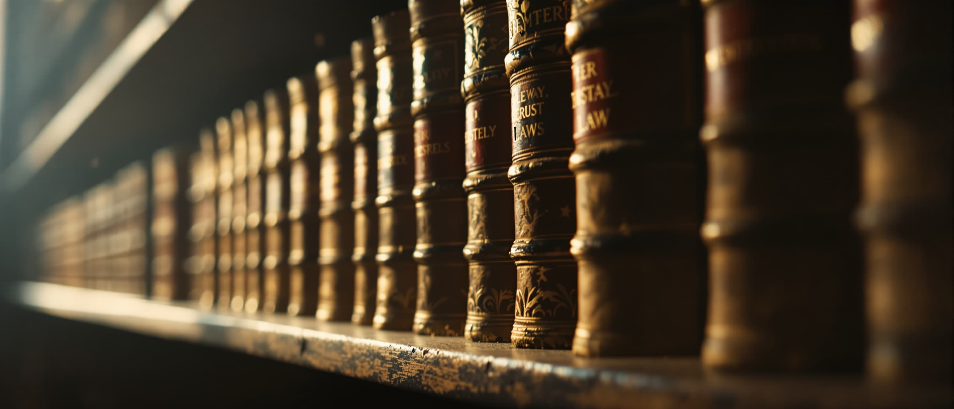 Leather-bound tax and law volumes in Dr Sridaran's study.